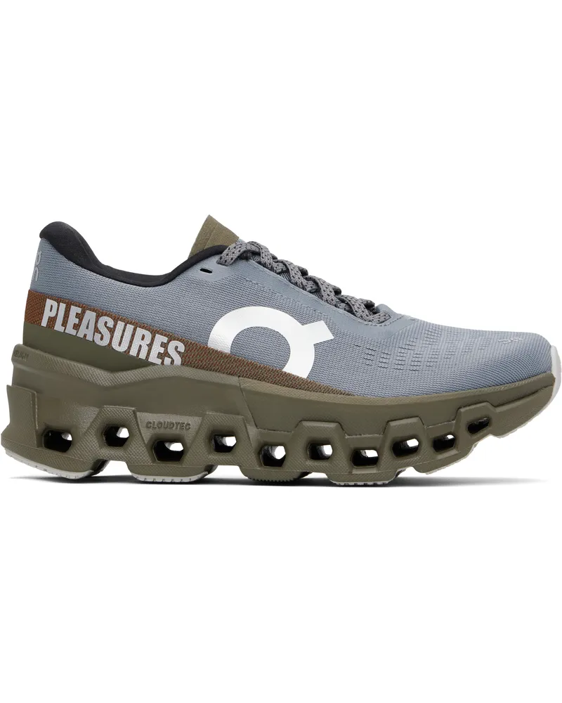 ON Blue & Khaki Pleasures Edition Cloudmonster 2 PLS-TL Sneakers Mist