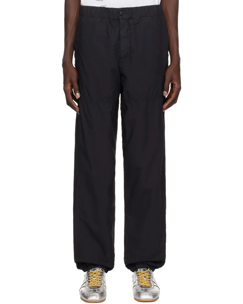 Dries van Noten Navy Parachute Trousers Navy