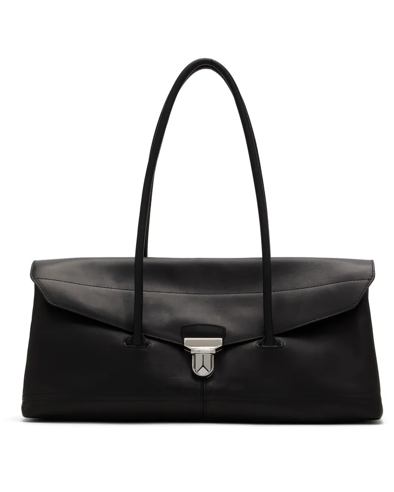 Christophe Lemaire Black Shoulder Gear Bag Bk999
