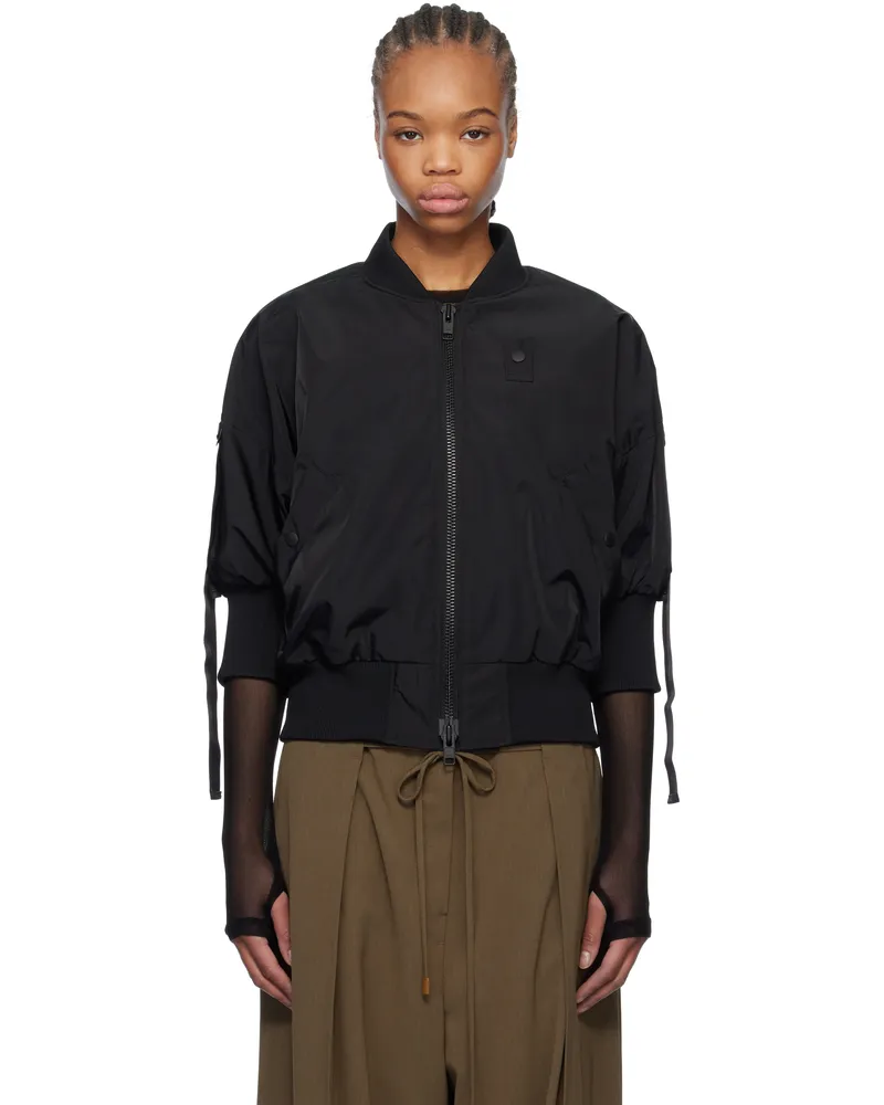 Yohji Yamamoto Black R-SSBOMBER Jacket 2