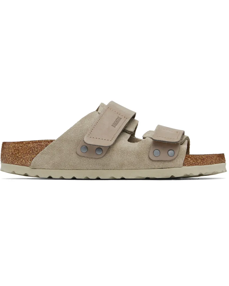 Birkenstock Taupe Regular Uji Sandals Taupe