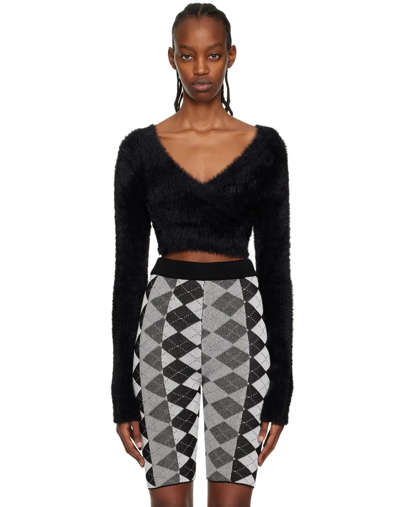 Maison Margiela Black Ribbed Sweater 900