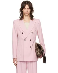 Dries van Noten Pink Tight Fit Blazer Old