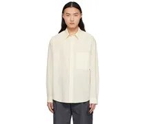 Off-White Crinkled Shirt
