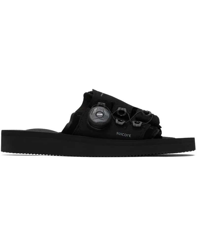 SUICOKE Black LETA-ab Sandals Black