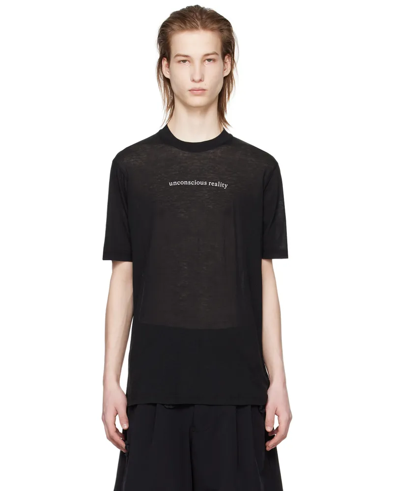Song For The Mute Black 'Unconscious Reality' T-Shirt Black