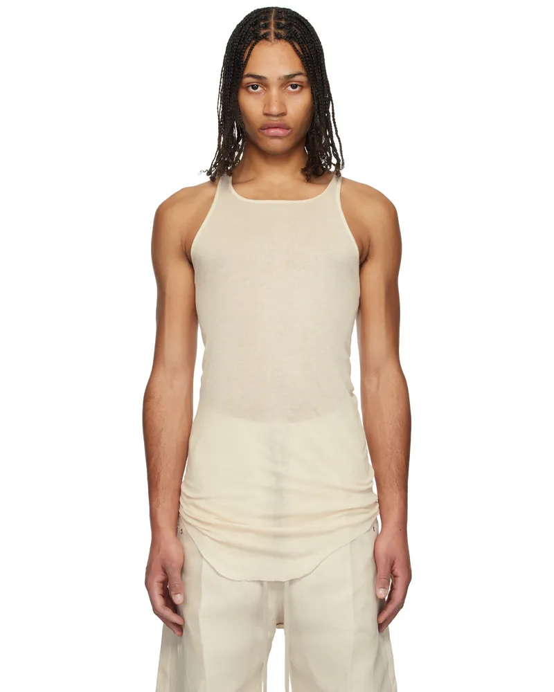 Rick Owens Off-White Hollywood Basic Rib Tank Top 21