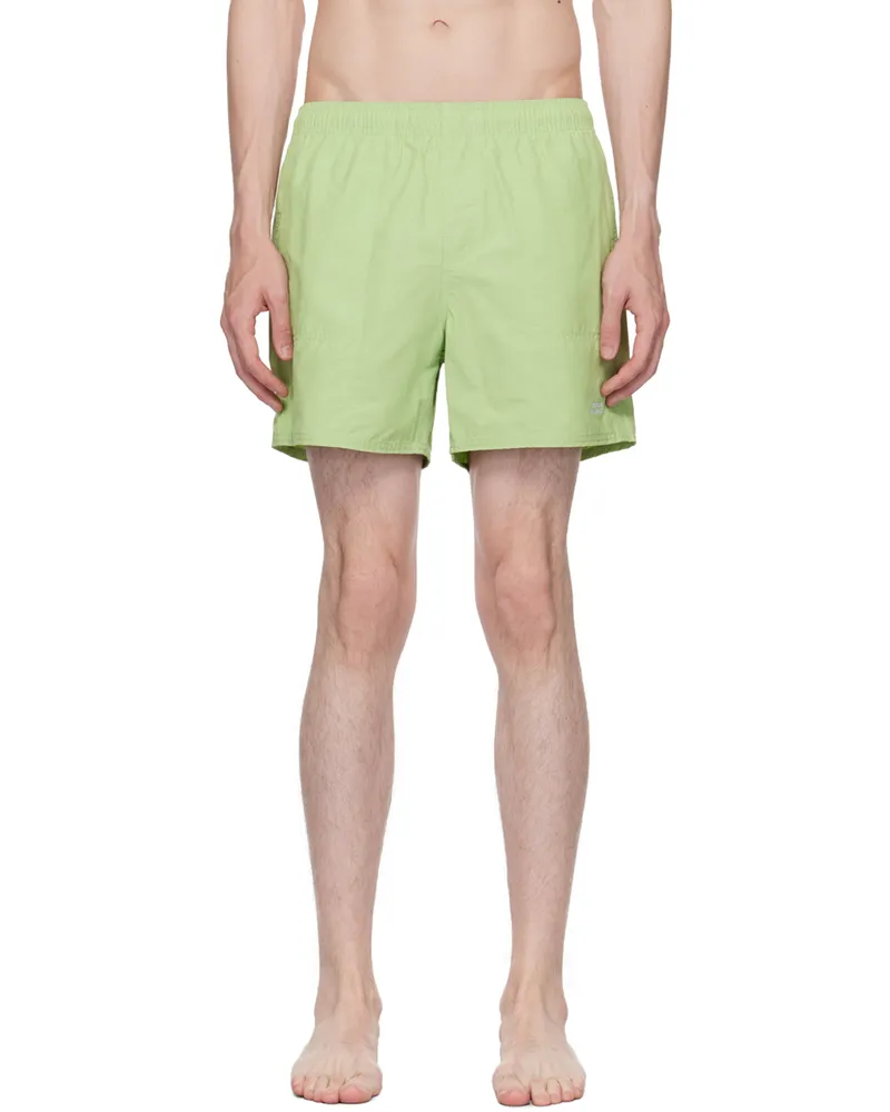 Saturdays NYC Green Talley Swim Shorts Forest