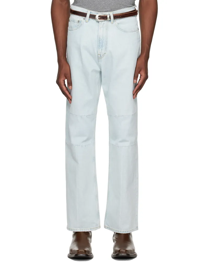 Our Legacy Blue Extended Third Cut Jeans Superlight