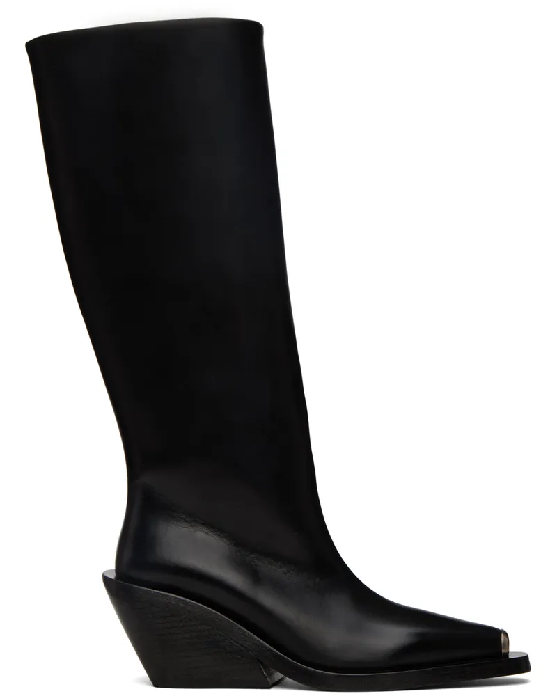 Marsèll Black Gessetto Tall Boots 666
