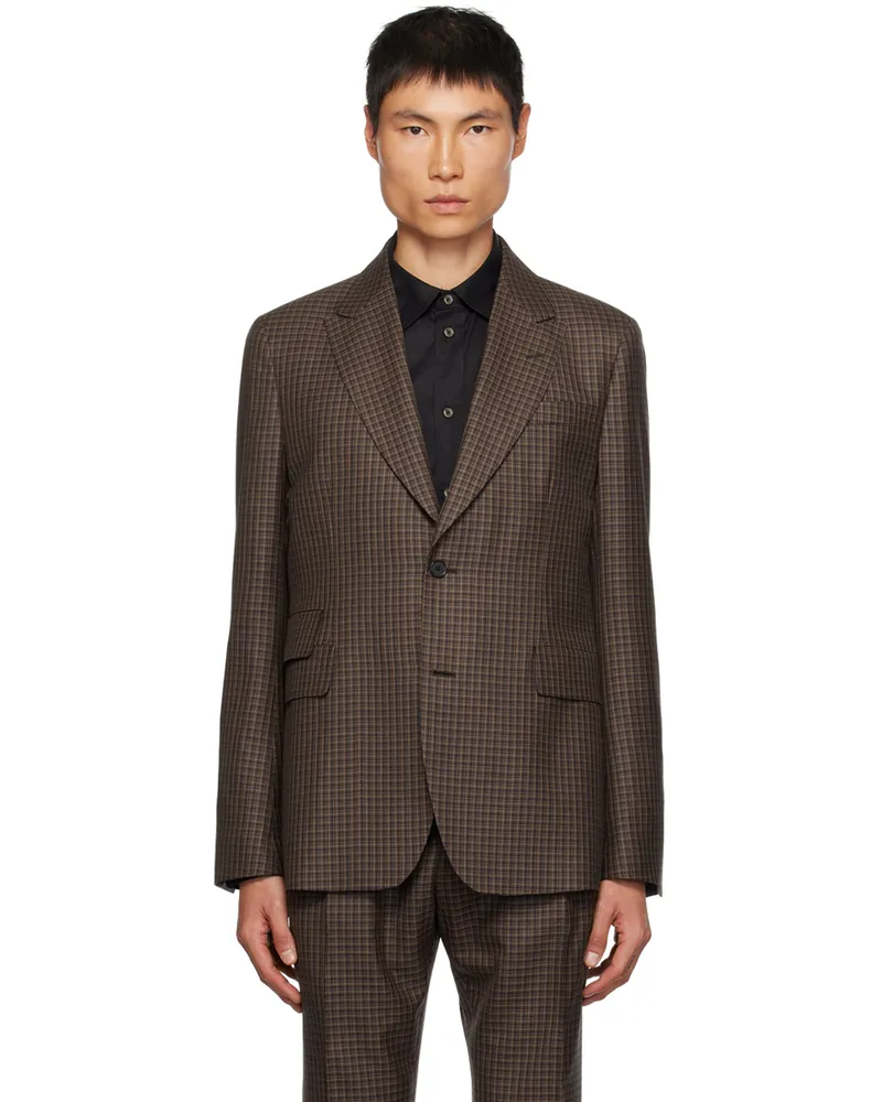 Paul Smith Brown Kensington Blazer 69