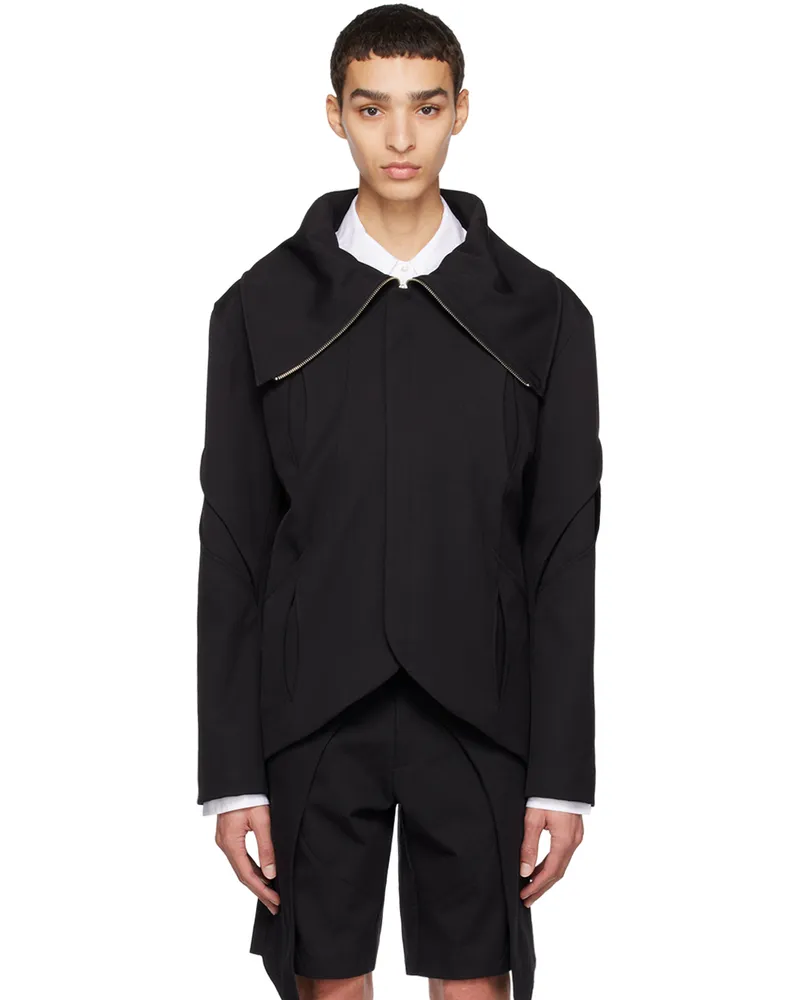 HEAD OF STATE SSENSE Exclusive Black Anu Jacket Black
