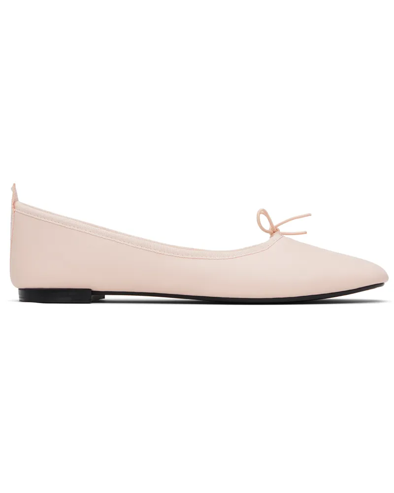 Repetto Pink Garance Square-Toe Ballerina Flats Icone