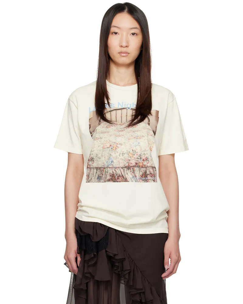Collina Strada Off-White 'Ladies Night' T-shirt Ladies