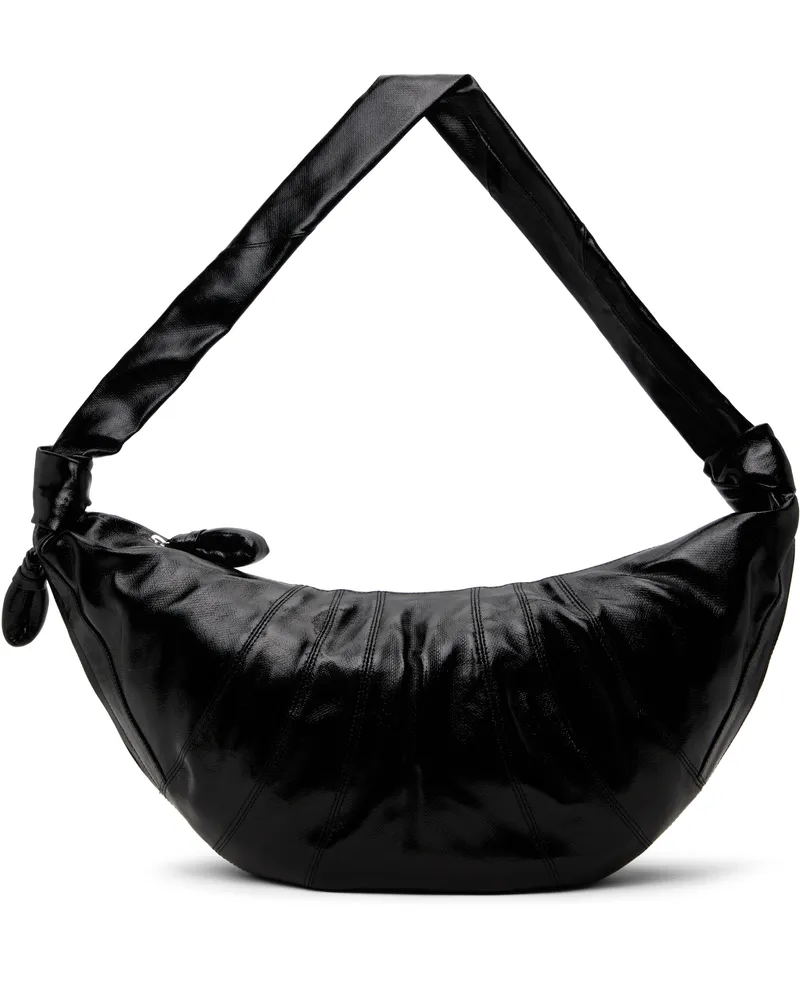Christophe Lemaire Black Large Croissant Bag Bk999
