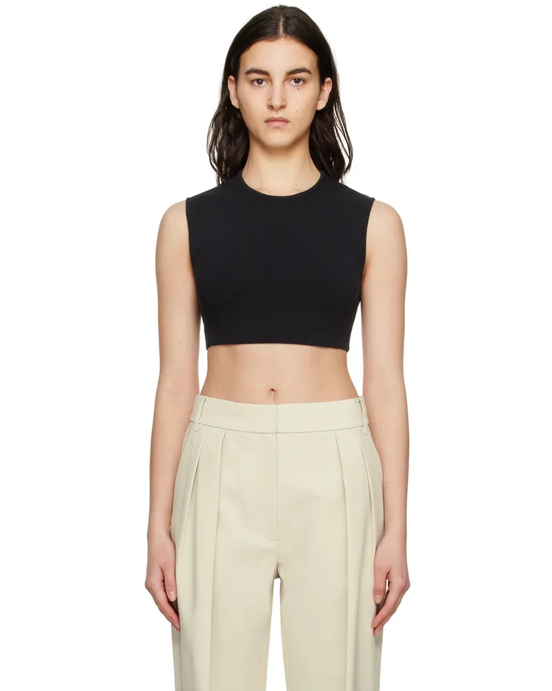 camilla and marc Black Aspen Tank Top Black