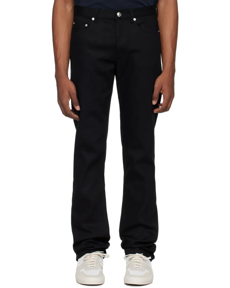 A.P.C. Black New Standard Jeans Lzz