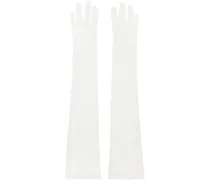SSENSE Exclusive White Floral Gloves