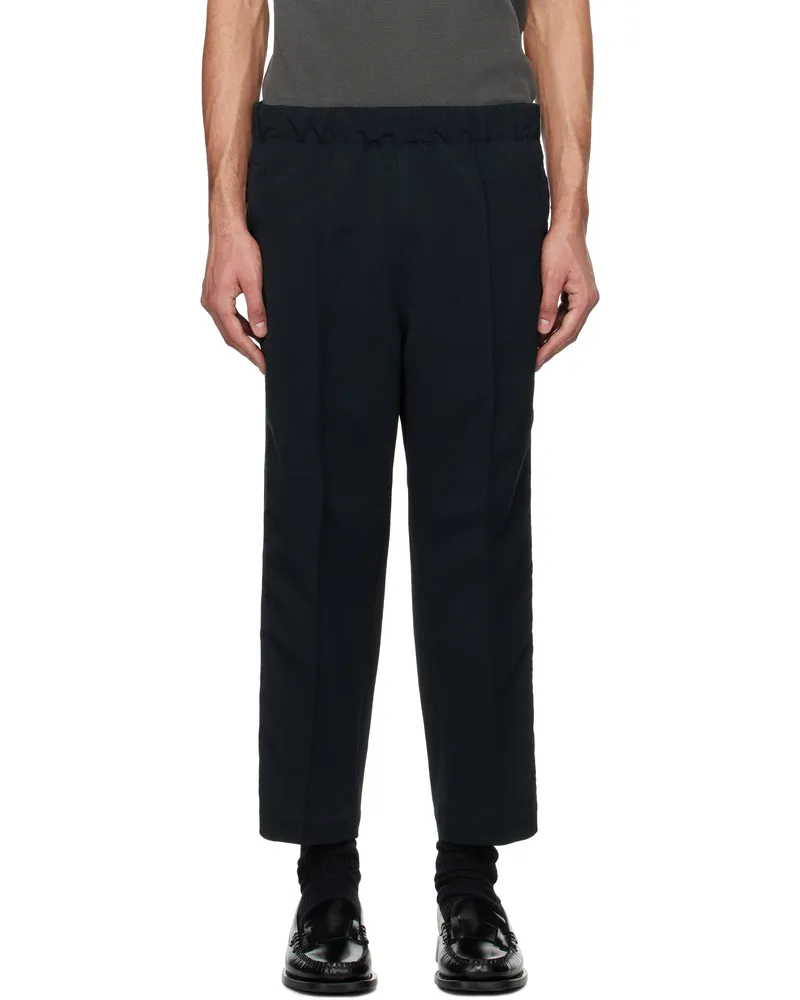 nanamica Black Cropped Trousers Black