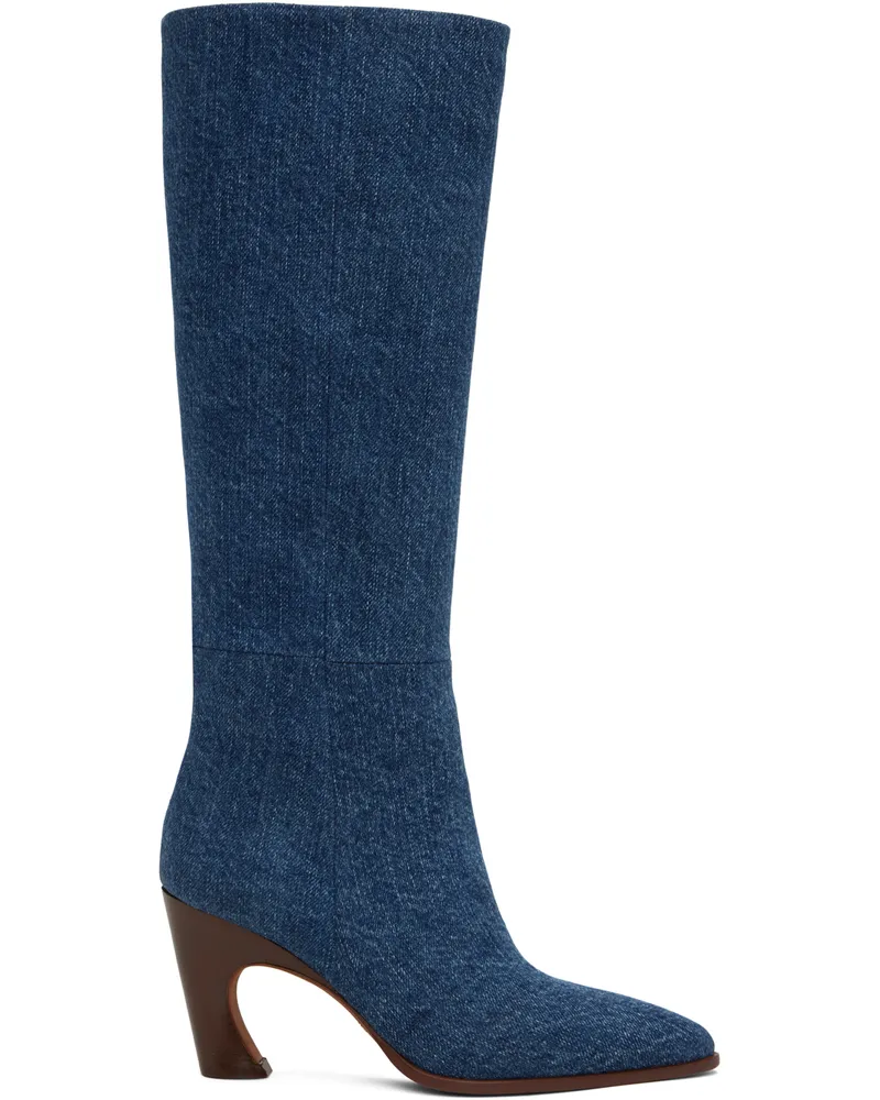 Chloé Blue Oli Boots 45d