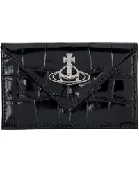 Vivienne Westwood Black Envelope Billfold Wallet Nblack