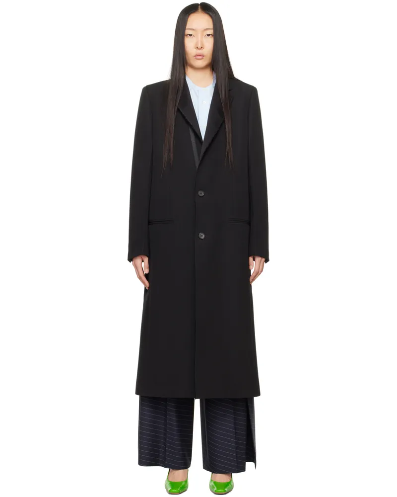 J.W.Anderson Black Buttoned Coat 999
