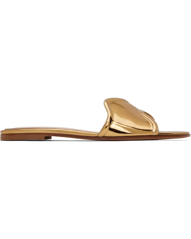 Gianvito Rossi Gold Lucrezia Sandals Mekong
