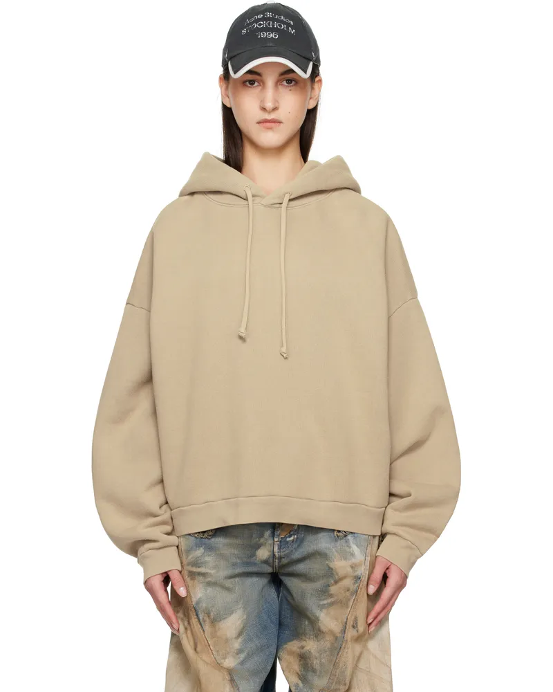 Acne Studios Beige Garment-dyed Hoodie Dkx
