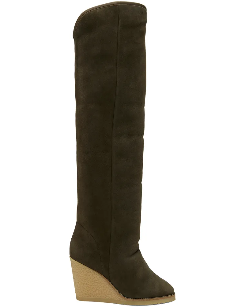Isabel Marant Khaki Tilin Tall Boots 67ki
