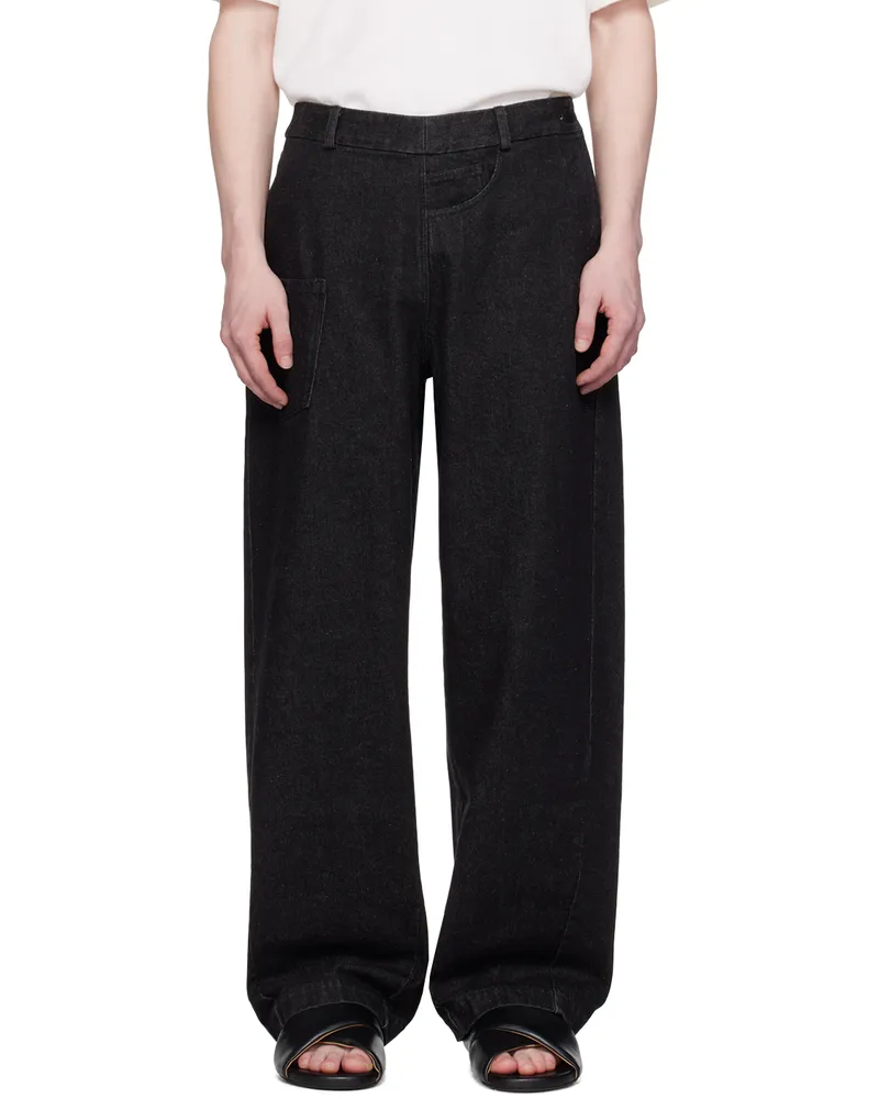 CORDERA Black Twist Jeans Black