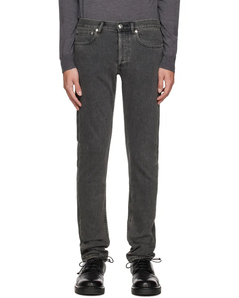 A.P.C. Gray Petit New Standard Jeans Laa