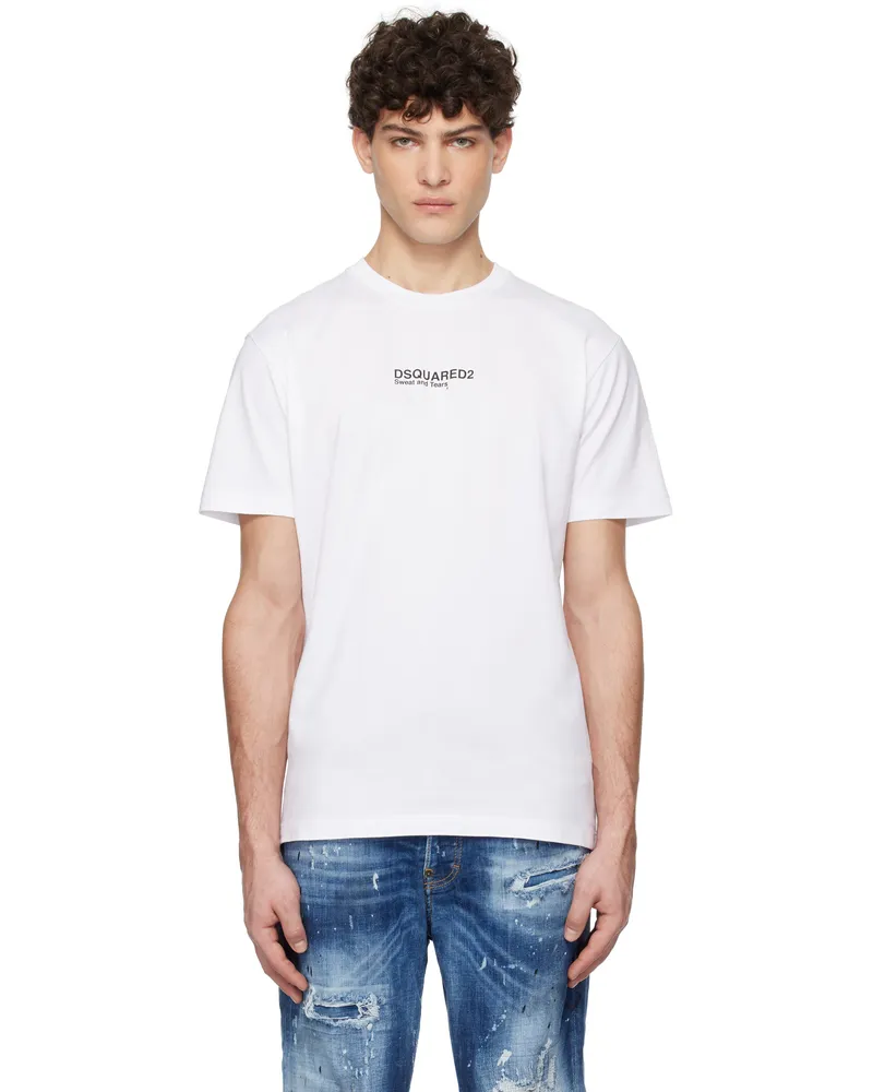Dsquared2 White Cool Fit T-shirt 100