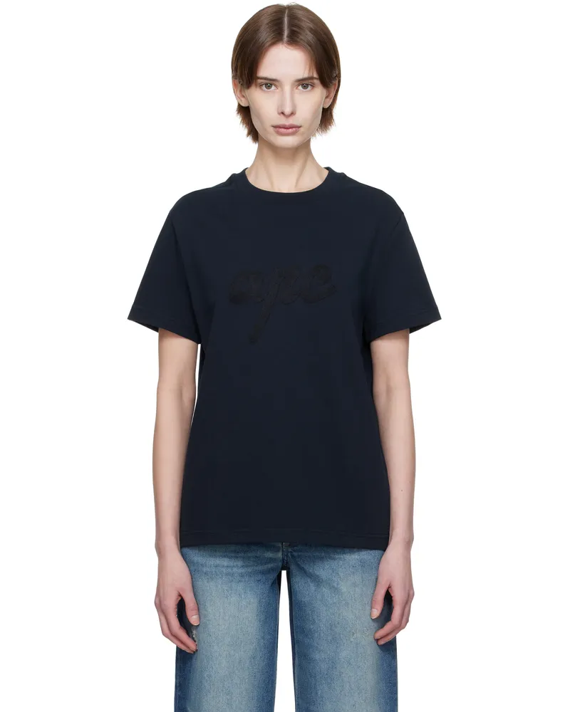 A.P.C. Navy Lenny T-shirt Iak