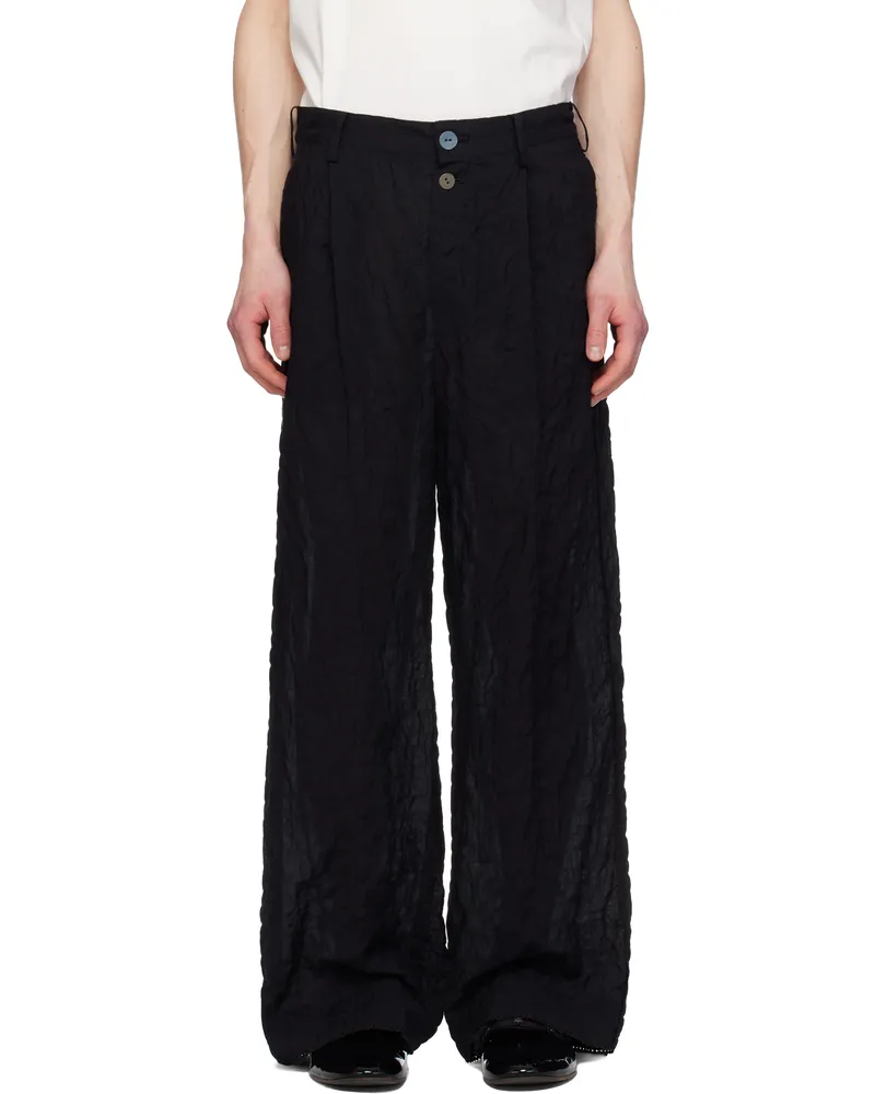 Undercover Black UC1E4504 Trousers Black