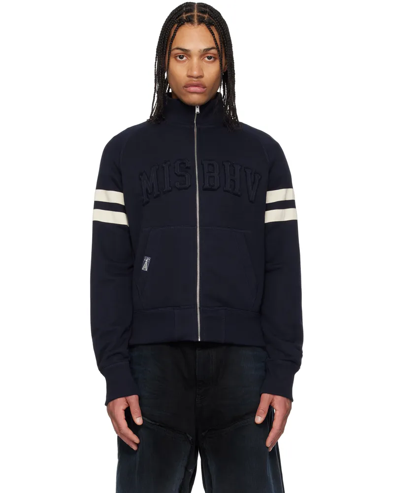 MISBHV Navy Zuma Zip Up Sweater Navy