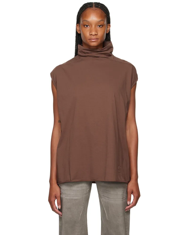 DRKSHDW by Rick Owens Brown Edfu Tank Top 83