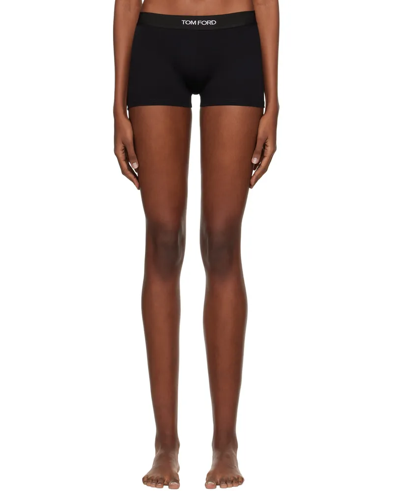 Tom Ford Black Jacquard Boy Shorts Lb999