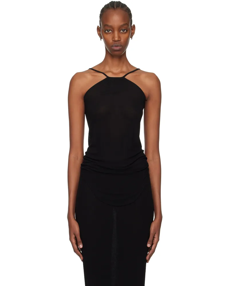 Rick Owens Black Skorpio Tank Top 09