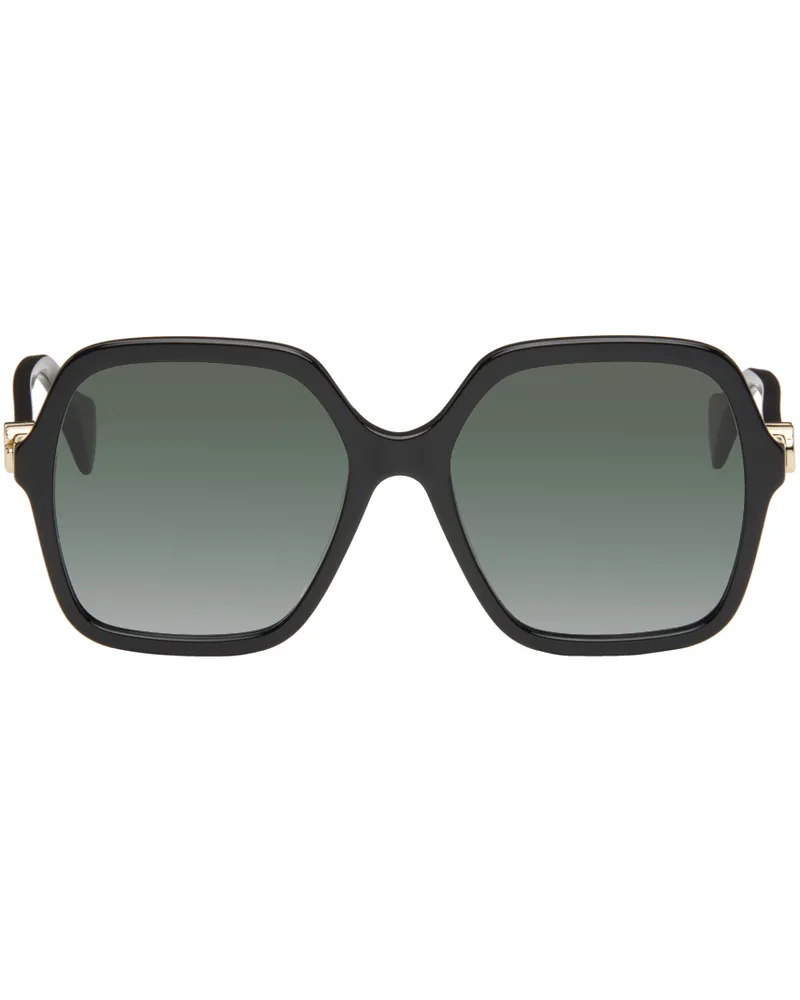 Gucci Black Square Sunglasses Black