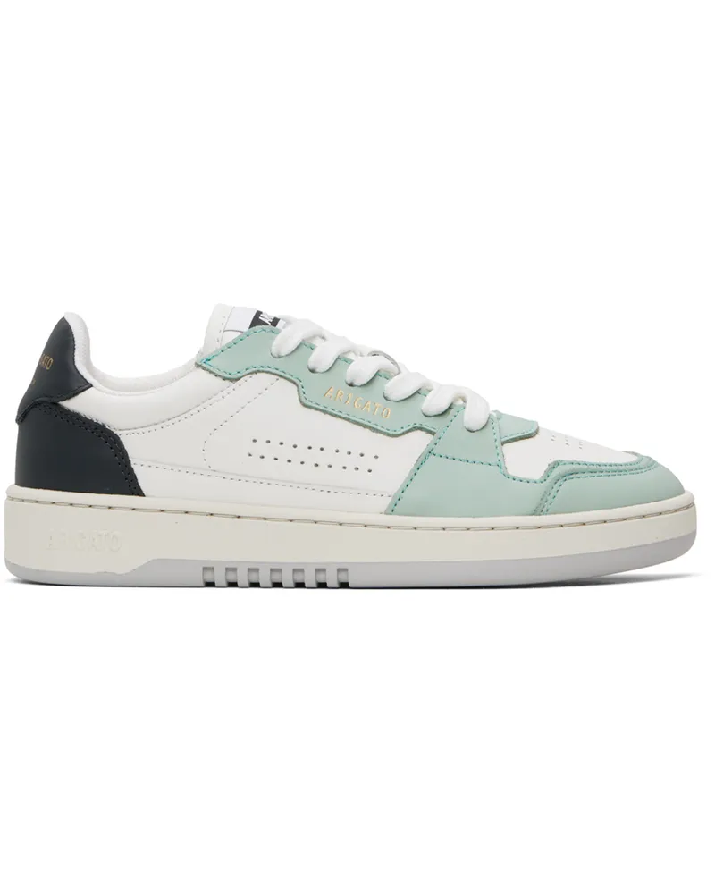 Axel Arigato Off-White & Green Dice Lo Sneakers Beige