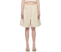 Off-White Pleated Shorts