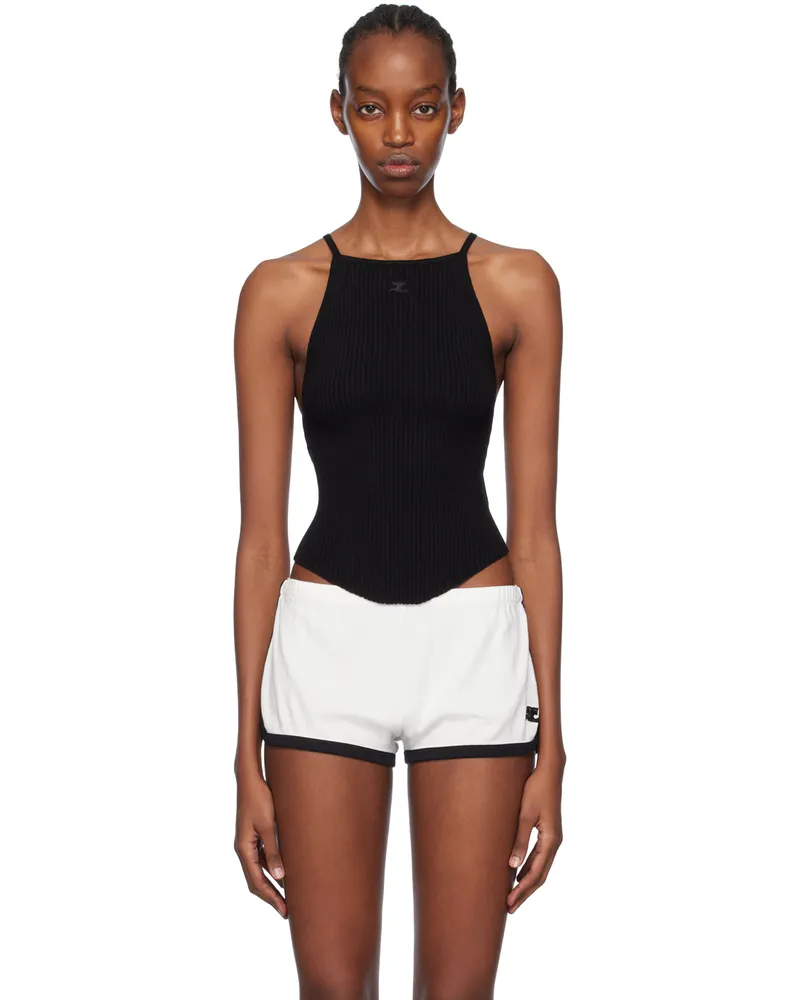 Courrèges Black Holistic Tank Top 9999
