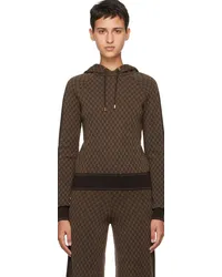 Balmain Brown Monogram Hoodie Wfp