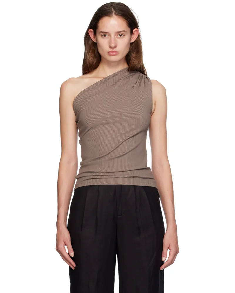Anine Bing Brown Camila Top Brown