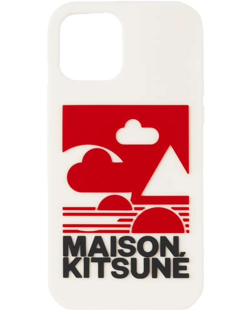 Kitsuné White Anthony Burrill Edition iPhone 12/12 Pro Case White