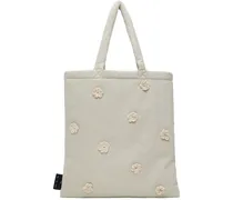 Taupe Daisy Tote