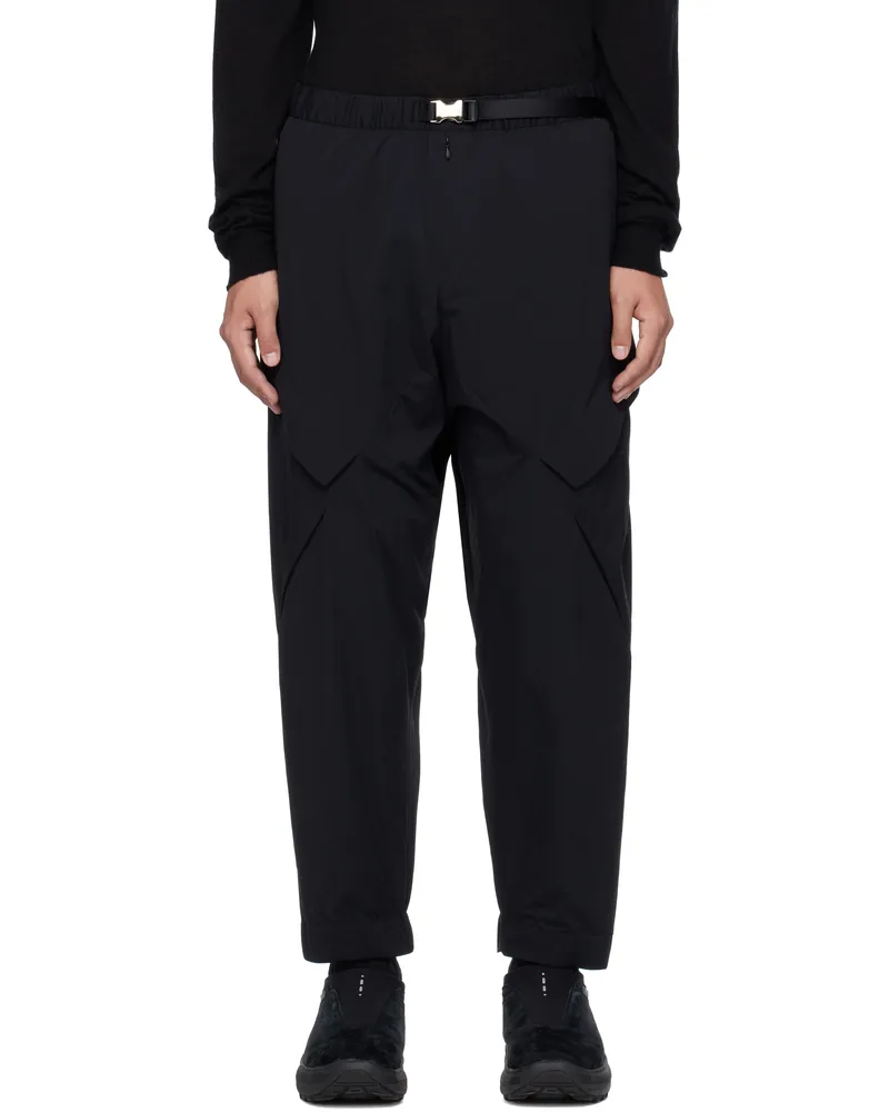 Fumito Ganryu Black Tech Cargo Pants Black