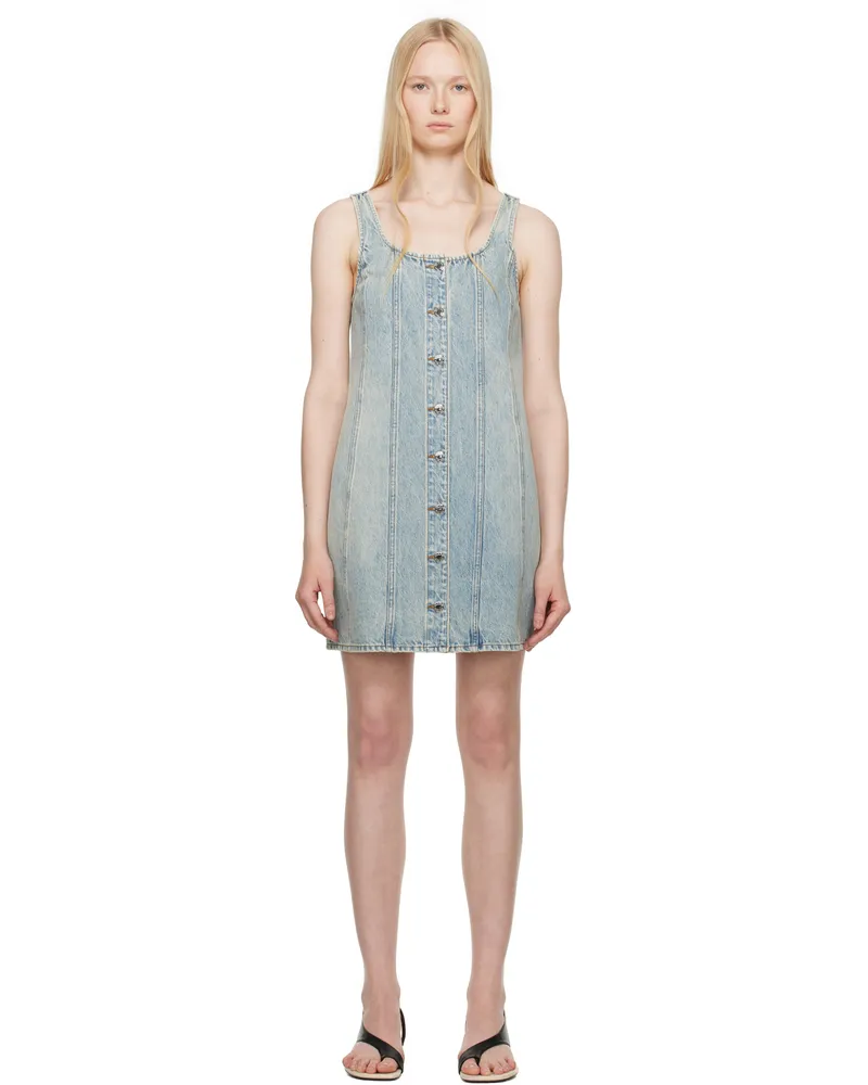 Rag & Bone Blue Laney Denim Minidress Rckway