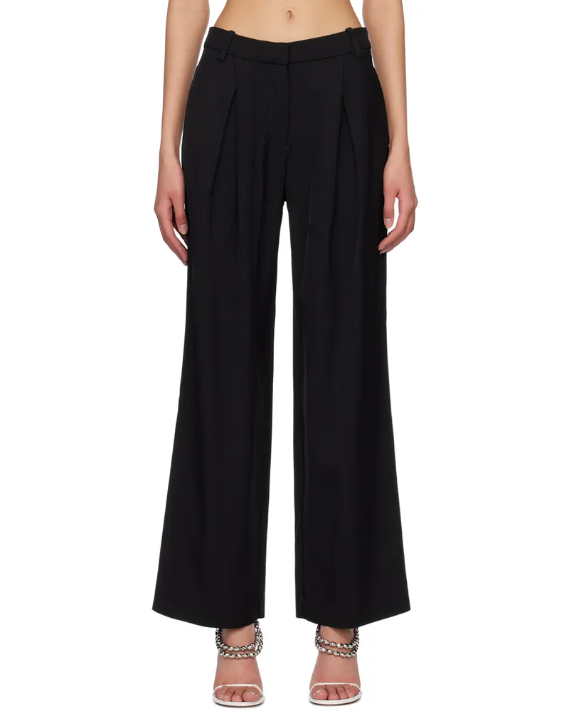 Co Black Pleated Trousers 001