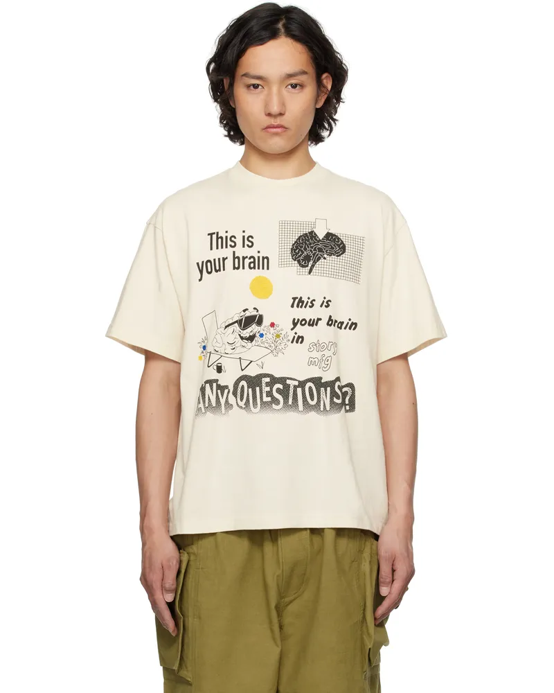 STORY mfg. Off-White Grateful SS T-shirt Ecru